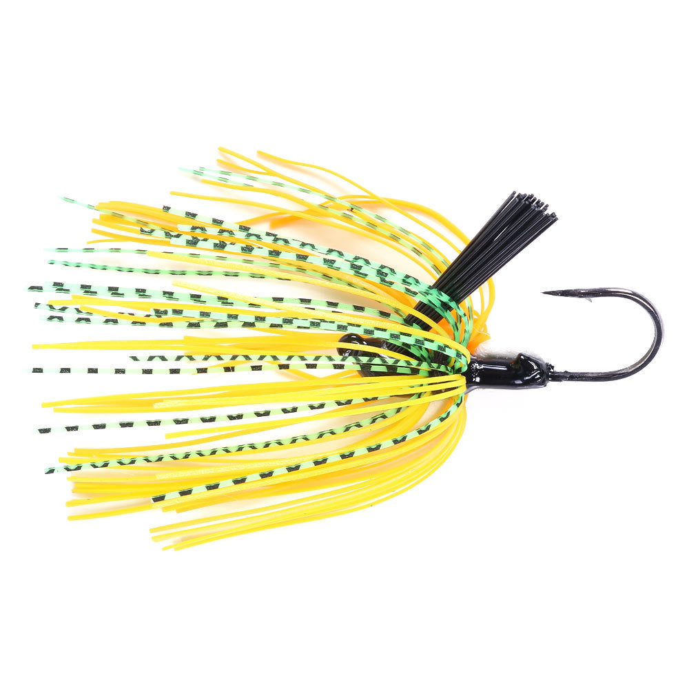 Jig Spinnerbait clásico: jig sin malezas para pescar lubina y lucio, señuelo giratorio duradero