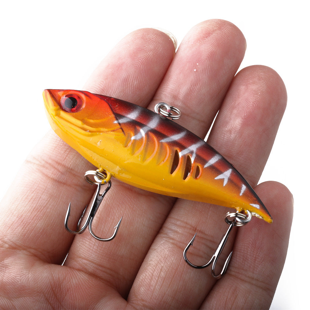 2.5Inch Vibration Lure - Sinking Noise Vib for Bass and Pike Fishing, Realistic Baitfish Design Blade