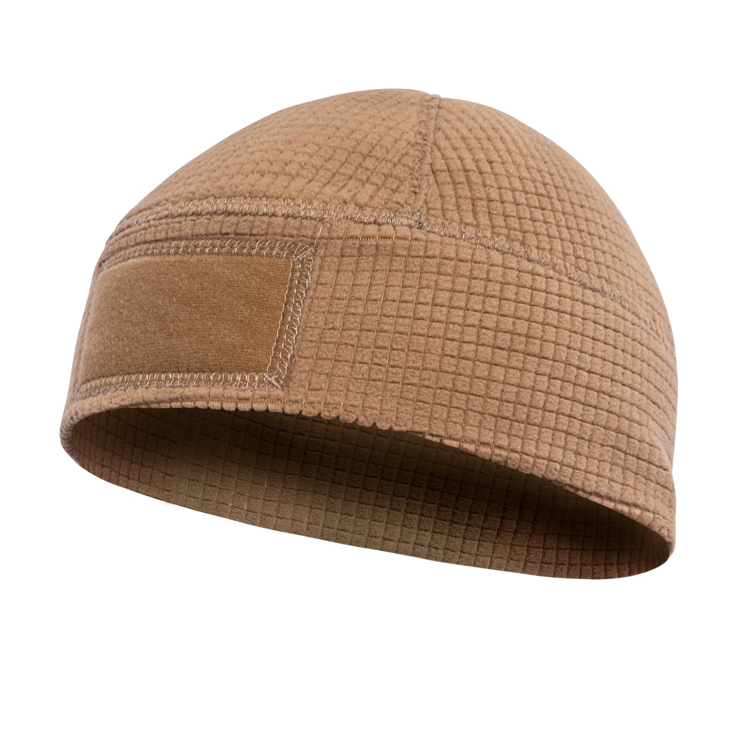 Sticker-Fishing Hat Khaki Fishing Hat Grid Pattern