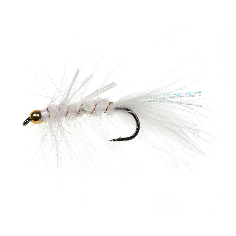 Ninfas de pesca con mosca atadas con Wooly Bugger para trucha lubina