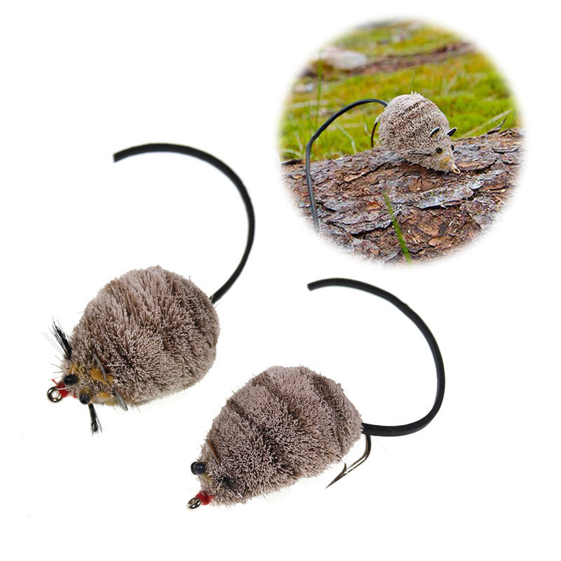 Floating Deer Hair Mouse Fly – The Ultimate Topwater Fly for Bass Predatory Fish