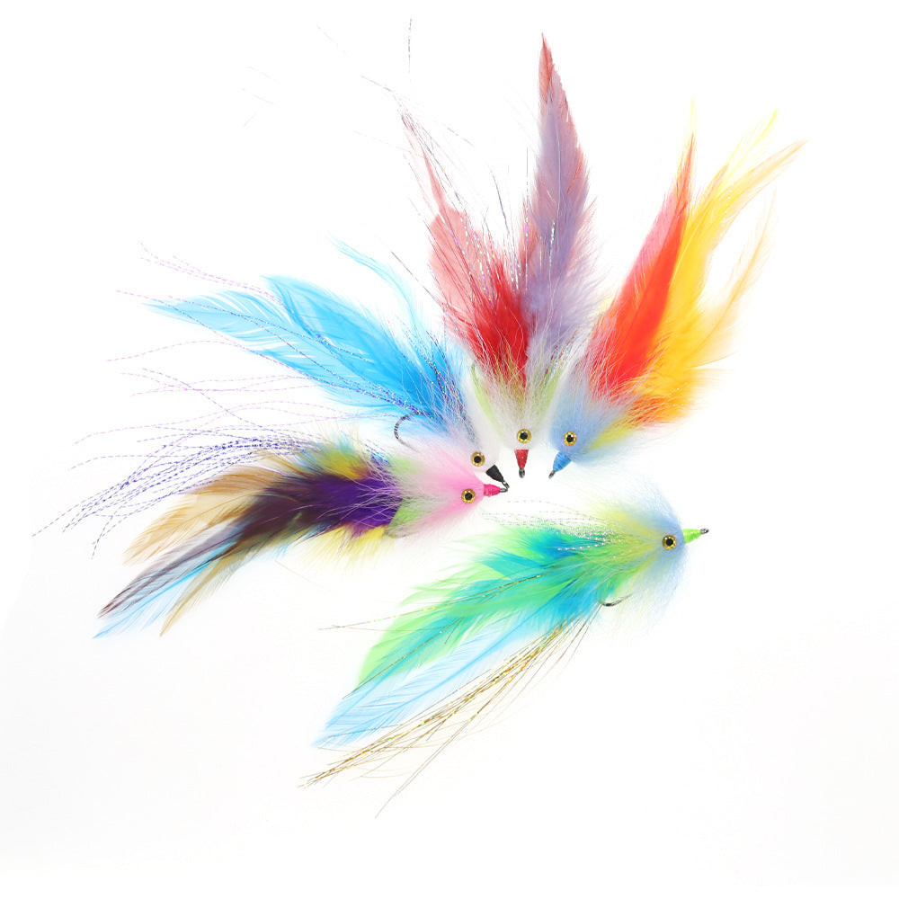 Tubu Fly Fishing Streamers For Big Trout Northern Pike-5colors