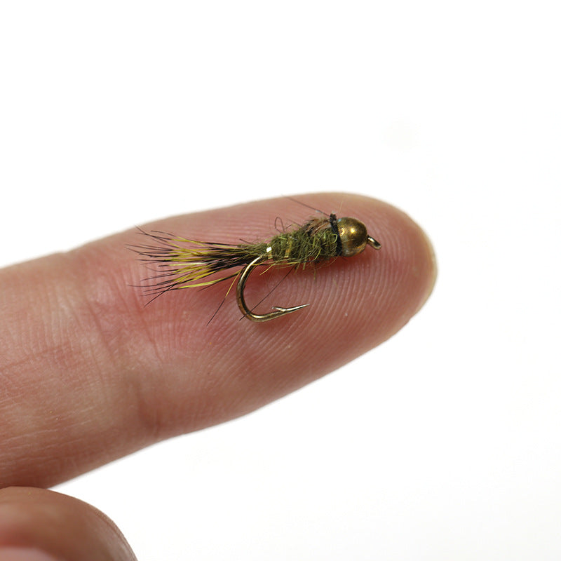 Ninfa de oreja de liebre con costilla dorada: las mejores moscas para pescar truchas y peces pequeños