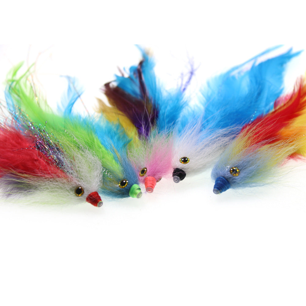 Tubu Fly Fishing Streamers For Big Trout Northern Pike-5colors