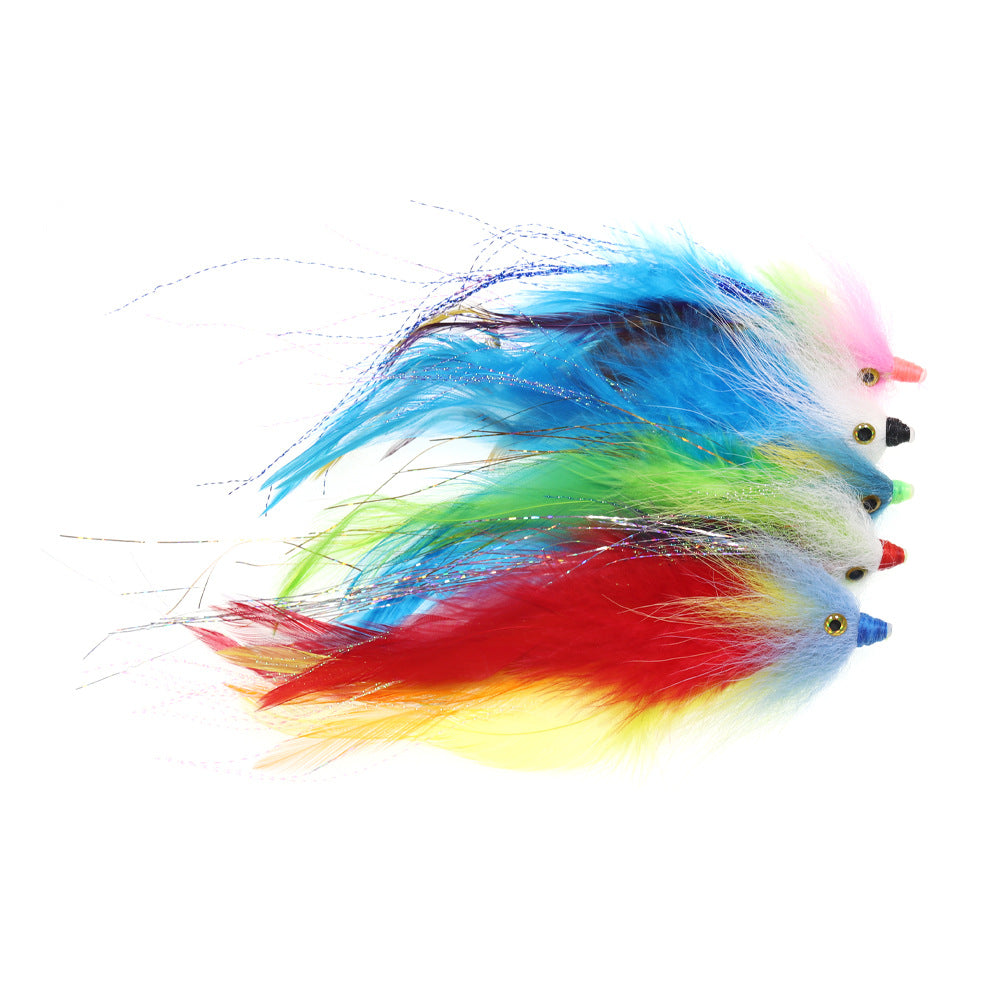 Tubu Fly Fishing Streamers For Big Trout Northern Pike-5colors