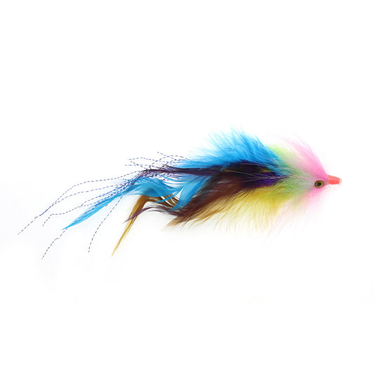 Streamers de pesca con mosca Tubu para truchas grandes y lucios del norte, 5 colores