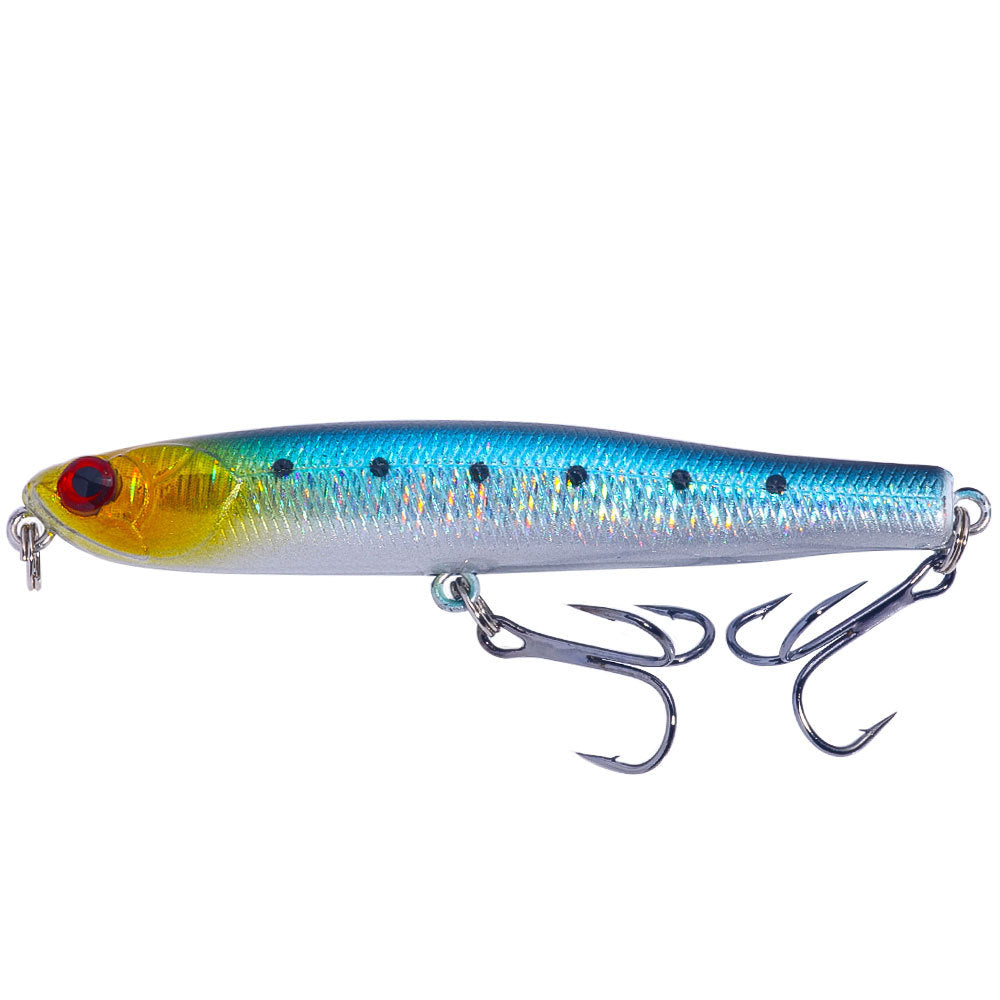 Micro Walker Lure - Sinking Minnow and Pencil Bait for Panfish and Trout Fishing, Multi-Layer Action Lure