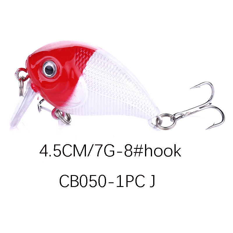 7g Floating Crankbait - Topwater Mini Fat Lure for Bass and Sea Bass Fishing