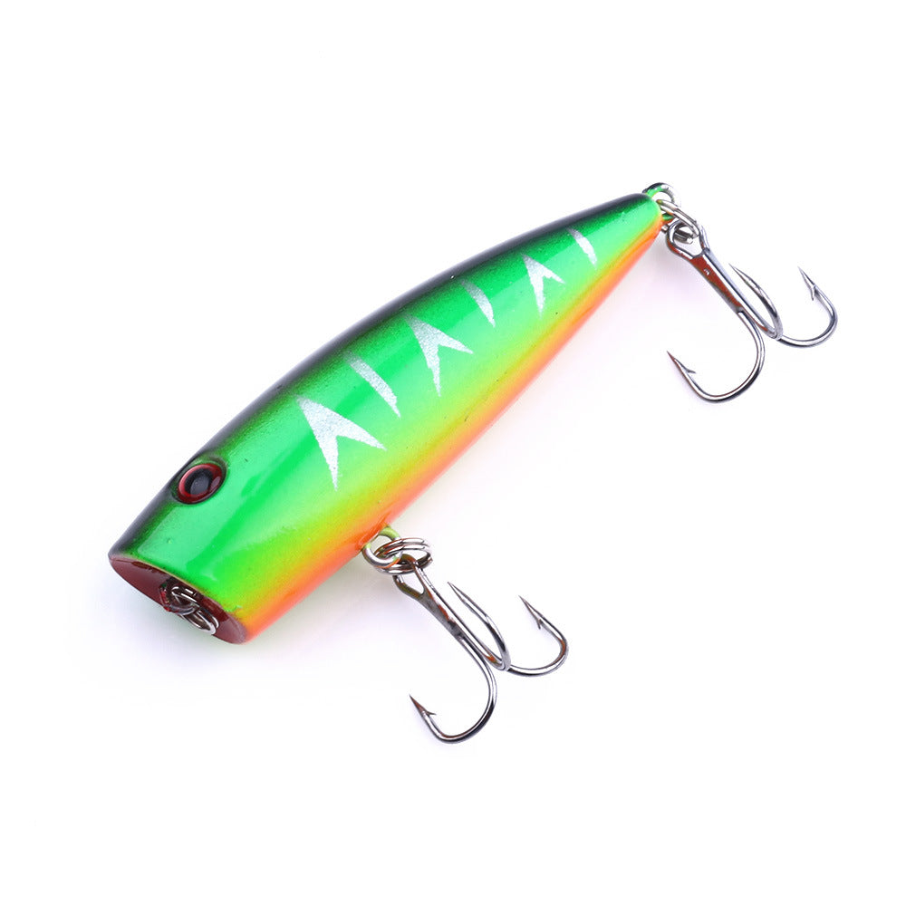 9g Floating Popper Lure - Topwater Plastic Lure for Freshwater Fishing, Realistic Surface Lure for Bass and Panfish