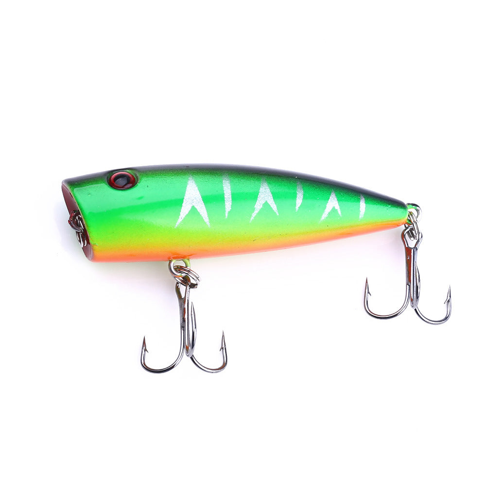 9g Floating Popper Lure - Topwater Plastic Lure for Freshwater Fishing, Realistic Surface Lure for Bass and Panfish