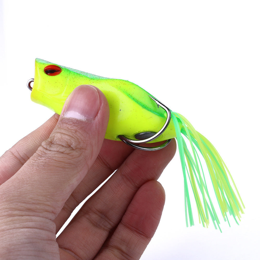 14g Classic Frog Lure - Realistic Soft Bait for Bass and Snakehead Fishing, Topwater Freshwater Lure