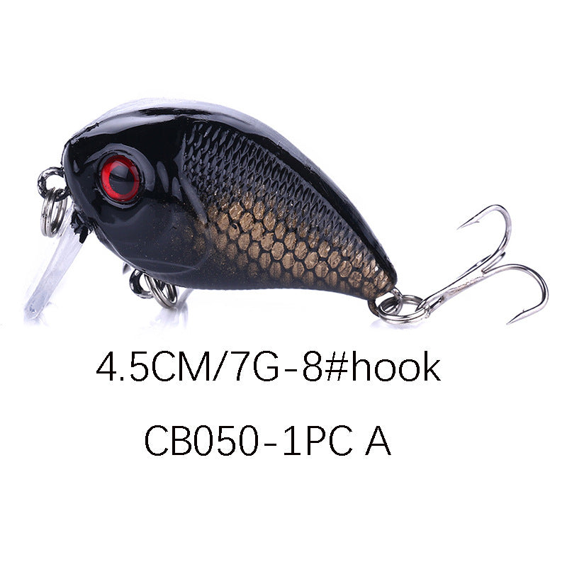 7g Floating Crankbait - Topwater Mini Fat Lure for Bass and Sea Bass Fishing