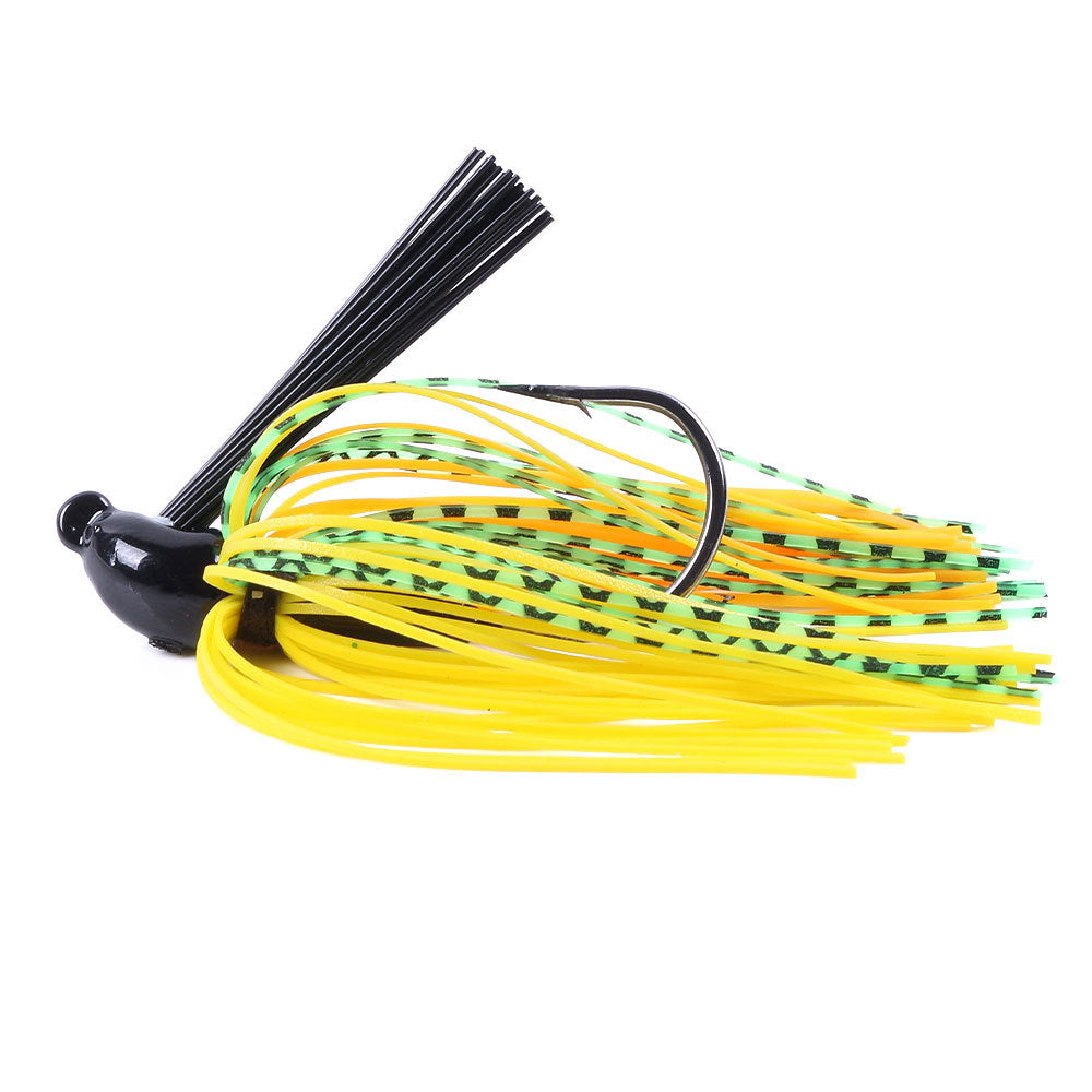 Jig Spinnerbait clásico: jig sin malezas para pescar lubina y lucio, señuelo giratorio duradero