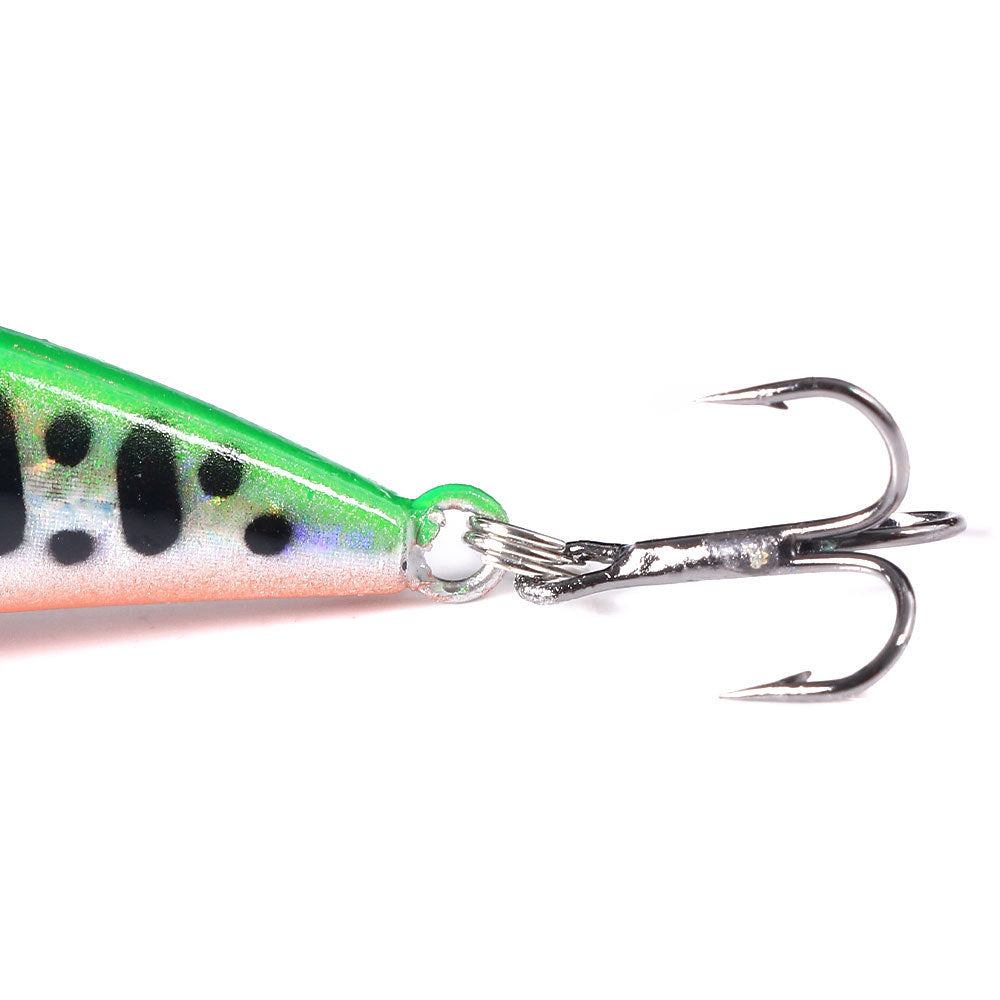 5g Glow-in-the-Dark Minnow Lure - Sinking Micro Crankbait for Trout and Panfish