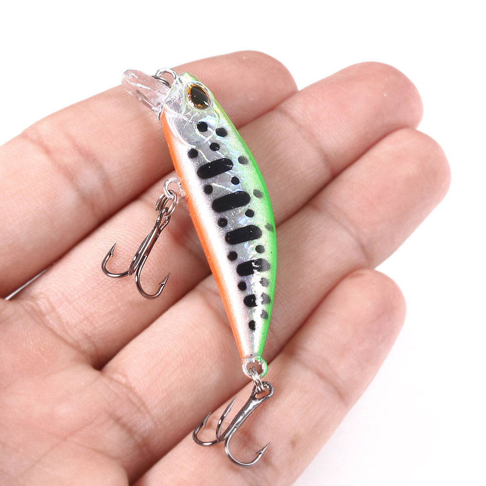 5g Glow-in-the-Dark Minnow Lure - Sinking Micro Crankbait for Trout and Panfish