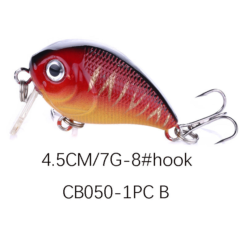 7g Floating Crankbait - Topwater Mini Fat Lure for Bass and Sea Bass Fishing