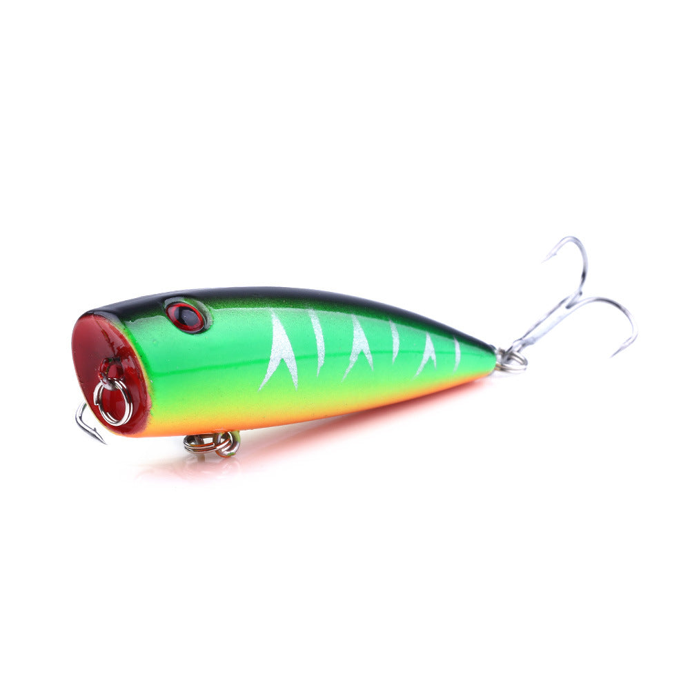 9g Floating Popper Lure - Topwater Plastic Lure for Freshwater Fishing, Realistic Surface Lure for Bass and Panfish