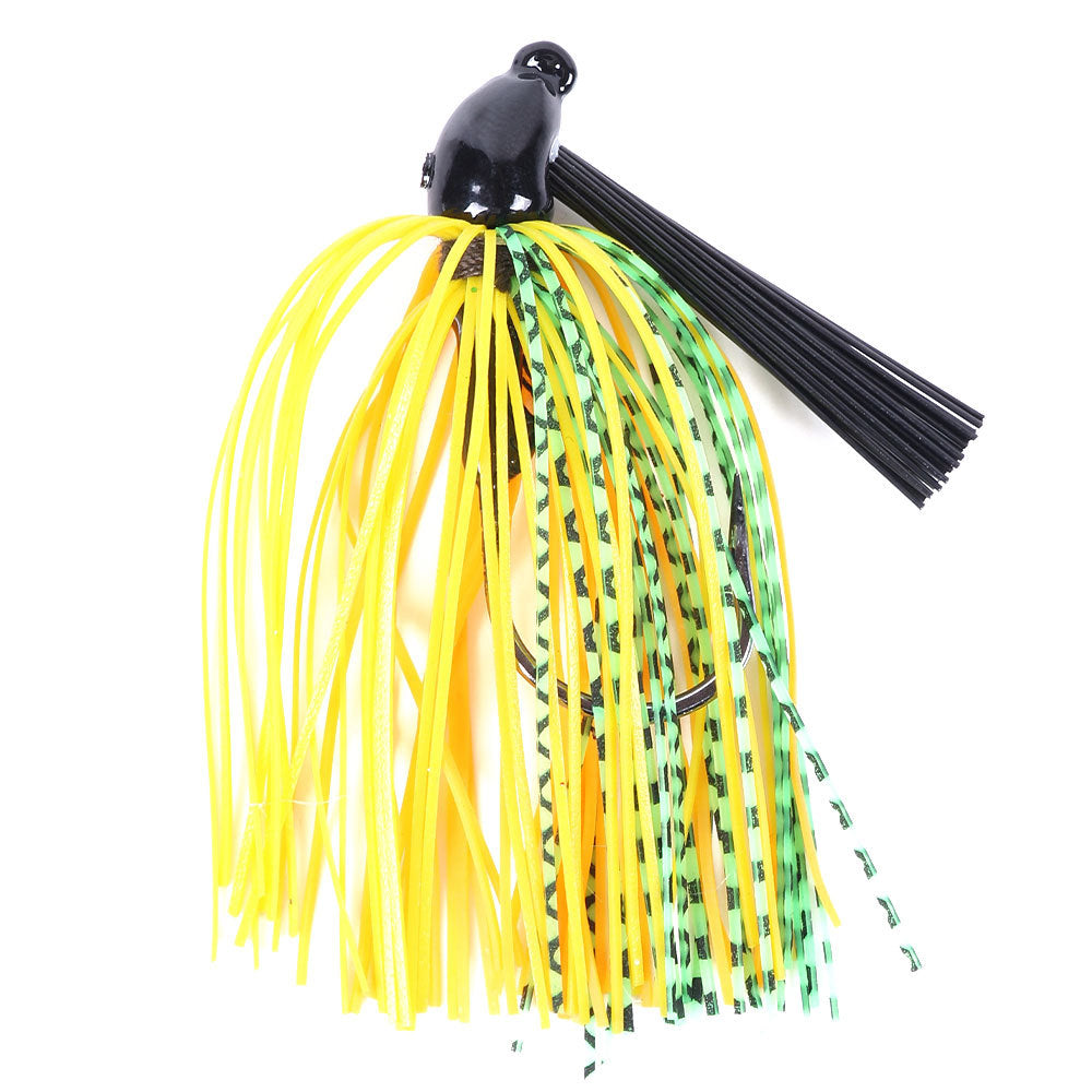 Jig Spinnerbait clásico: jig sin malezas para pescar lubina y lucio, señuelo giratorio duradero