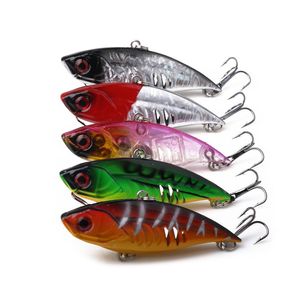 2.5Inch Vibration Lure - Sinking Noise Vib for Bass and Pike Fishing, Realistic Baitfish Design Blade