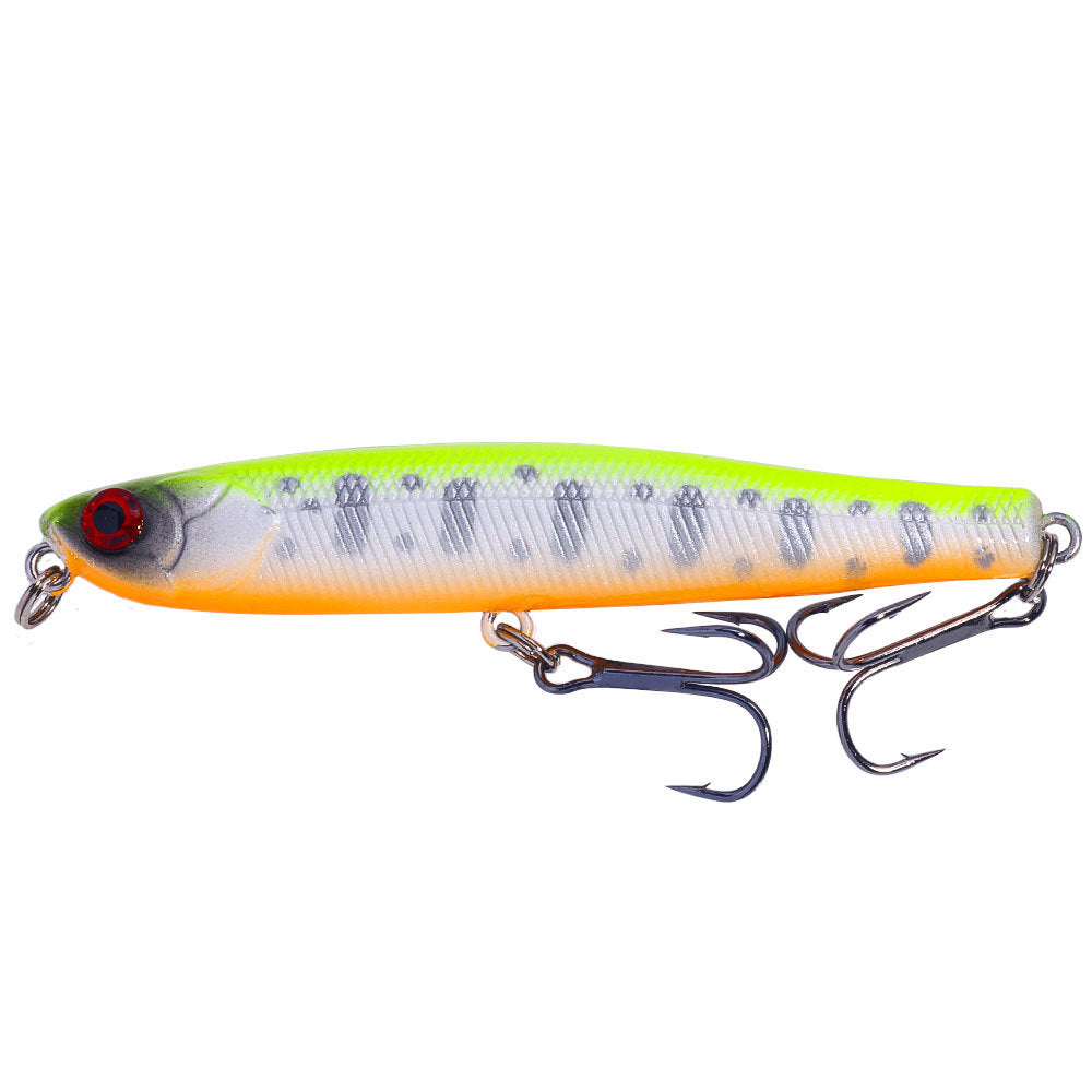 Micro Walker Lure - Sinking Minnow and Pencil Bait for Panfish and Trout Fishing, Multi-Layer Action Lure