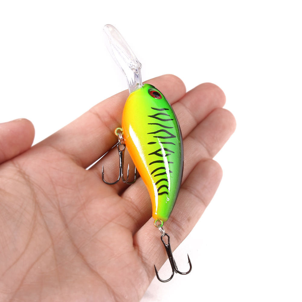 Crankbait flotante de 10 cm: señuelo de superficie de lance largo para pesca de lubina y lucio