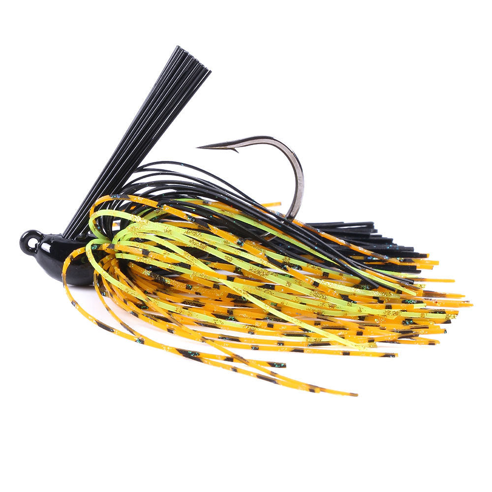 Jig Spinnerbait clásico: jig sin malezas para pescar lubina y lucio, señuelo giratorio duradero