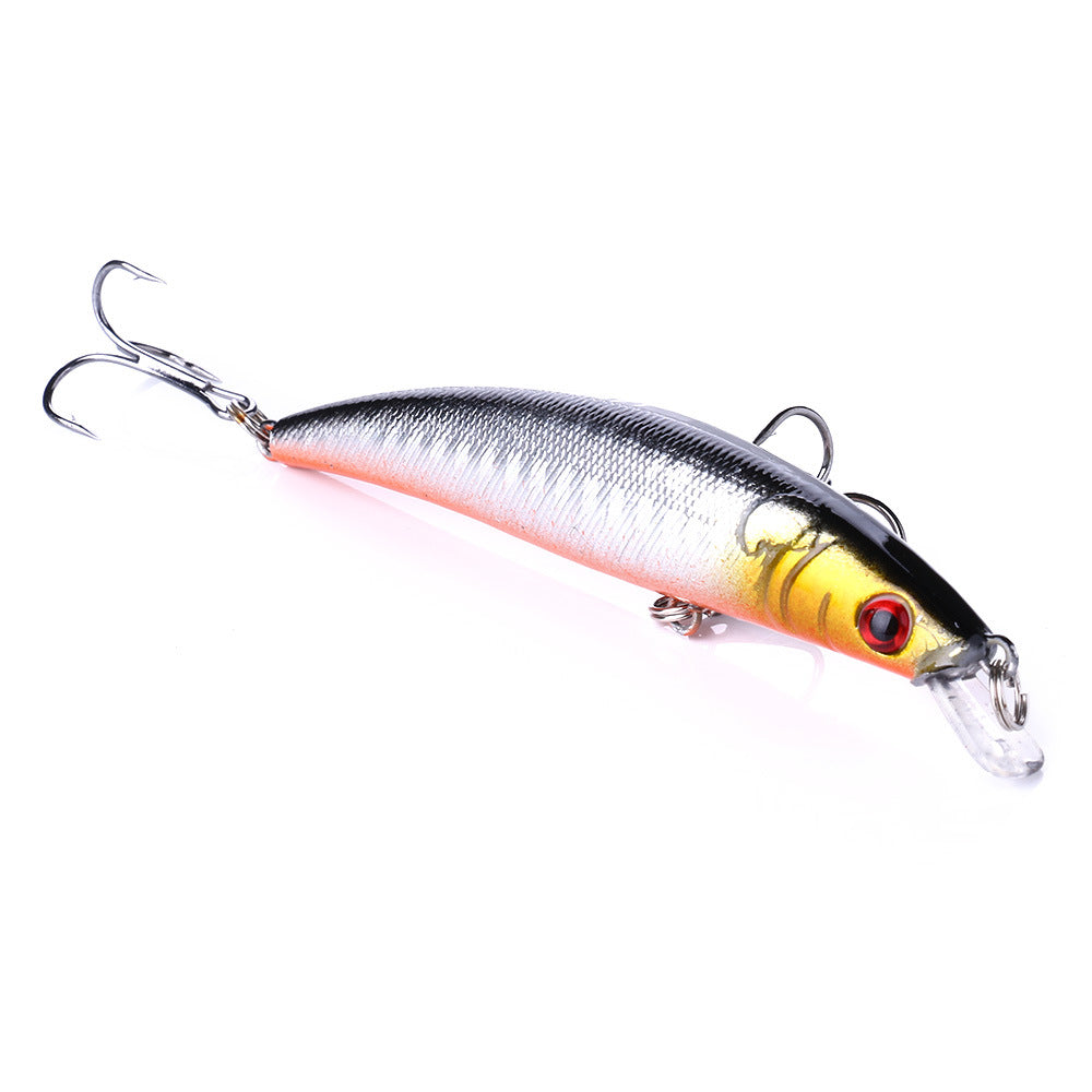 Señuelo flotante Minnow de 9 cm: crankbait de superficie para pesca de lubina, señuelos de pesca para agua dulce y salada