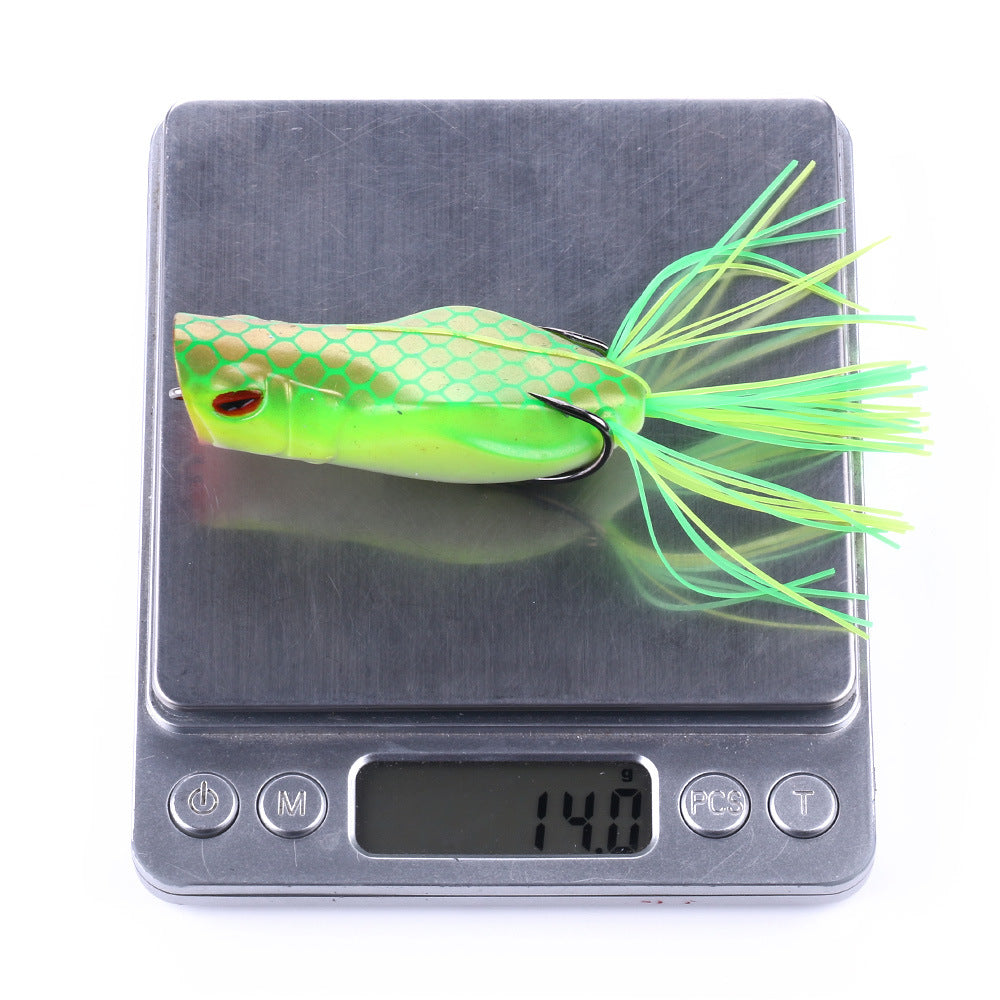 14g Classic Frog Lure - Realistic Soft Bait for Bass and Snakehead Fishing, Topwater Freshwater Lure