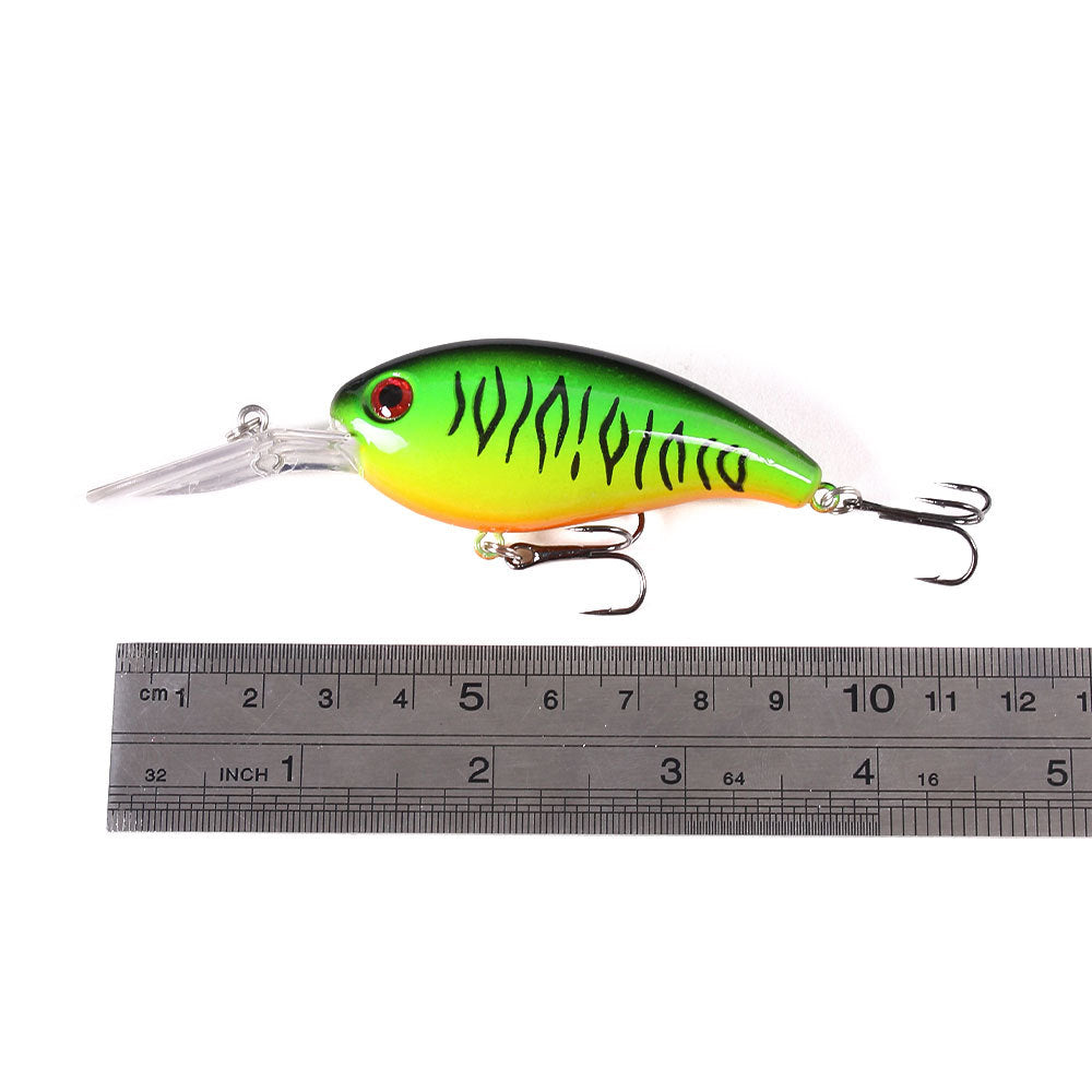 Crankbait flotante de 10 cm: señuelo de superficie de lance largo para pesca de lubina y lucio