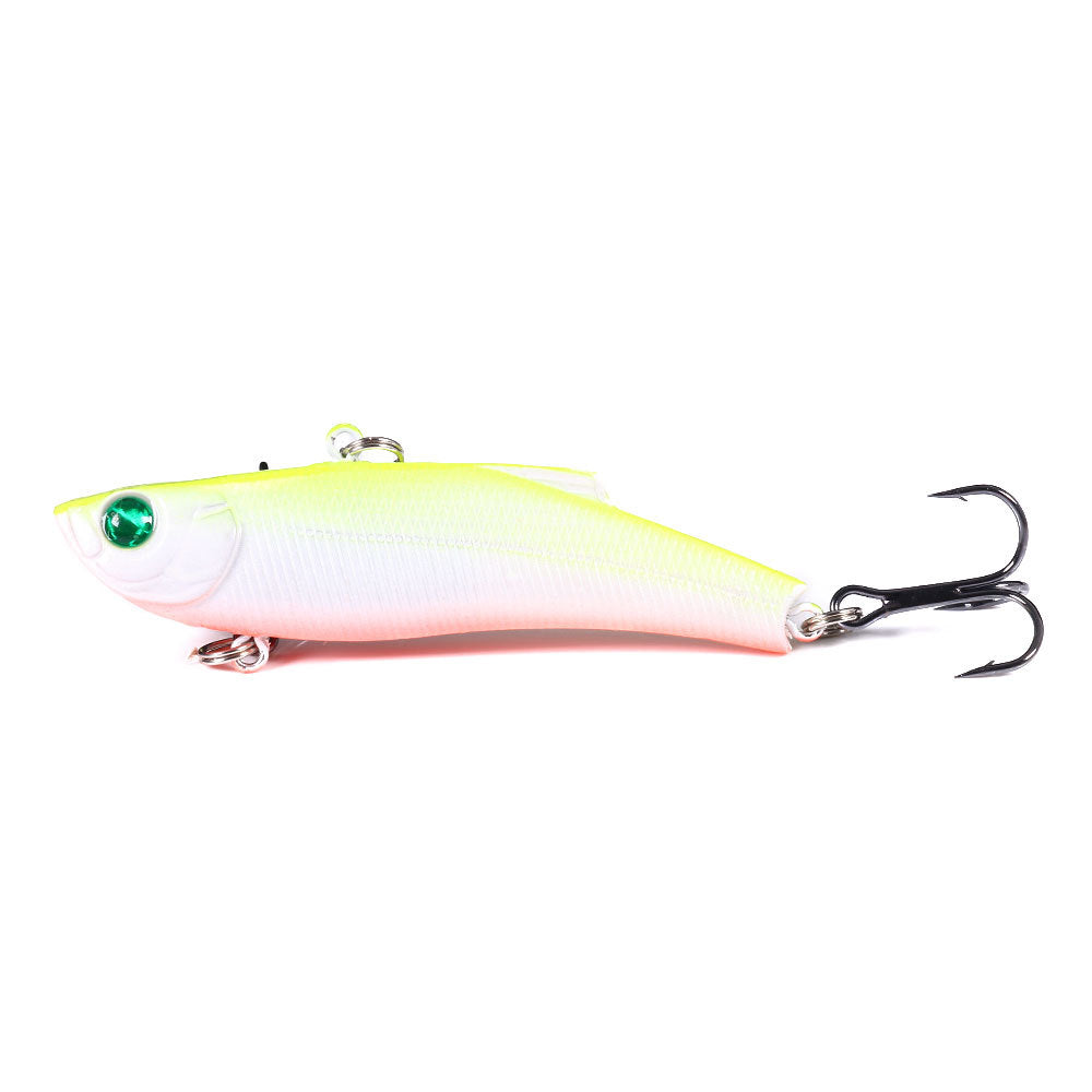 Full Water Column VIB Lure with Rattles - Multi-Layer Vibration Bait for Bass and Pike Fishing, Realistic Fish Design