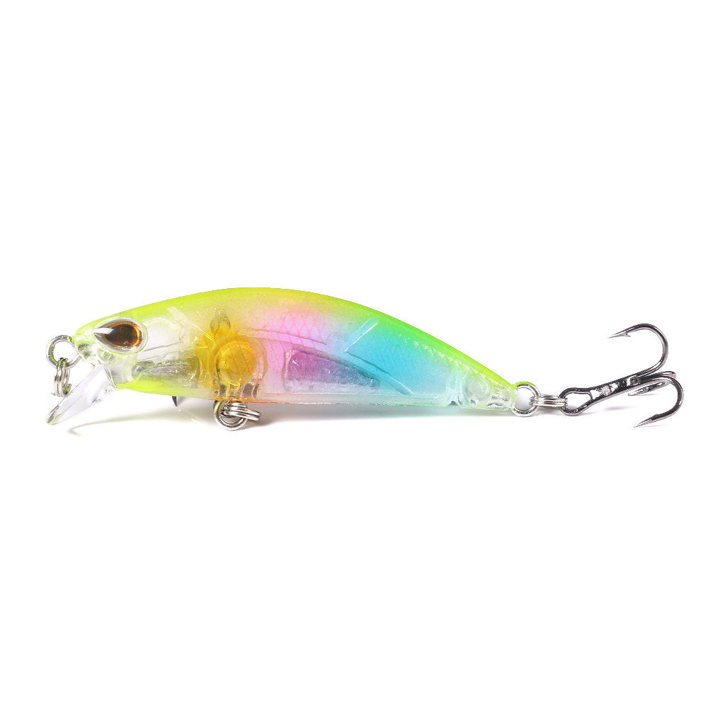 5g Glow-in-the-Dark Minnow Lure - Sinking Micro Crankbait for Trout and Panfish