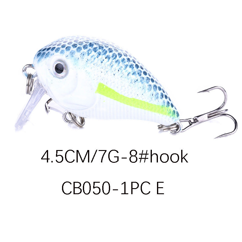 7g Floating Crankbait - Topwater Mini Fat Lure for Bass and Sea Bass Fishing