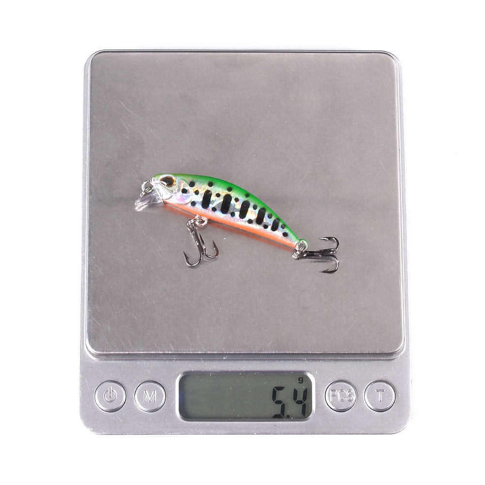 5g Glow-in-the-Dark Minnow Lure - Sinking Micro Crankbait for Trout and Panfish