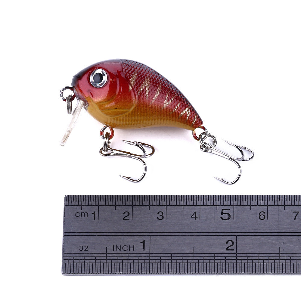 7g Floating Crankbait - Topwater Mini Fat Lure for Bass and Sea Bass Fishing