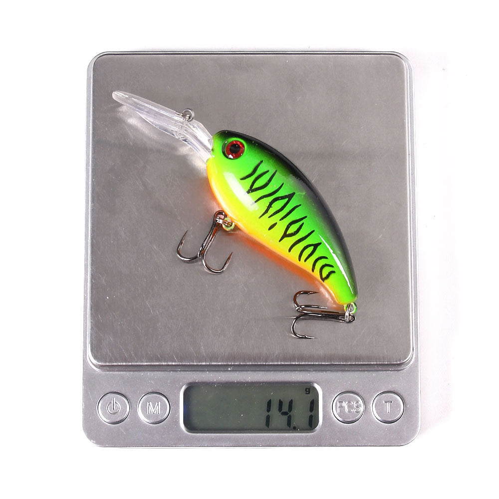 Crankbait flotante de 10 cm: señuelo de superficie de lance largo para pesca de lubina y lucio