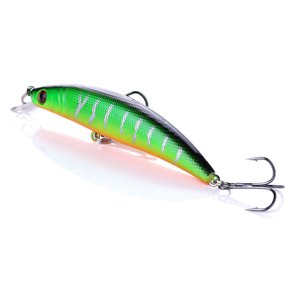 Señuelo flotante Minnow de 9 cm: crankbait de superficie para pesca de lubina, señuelos de pesca para agua dulce y salada