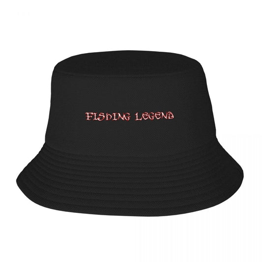 Fishing Legend-Unisex Bucket Hat Designer Cotton Hat Gift For Angler