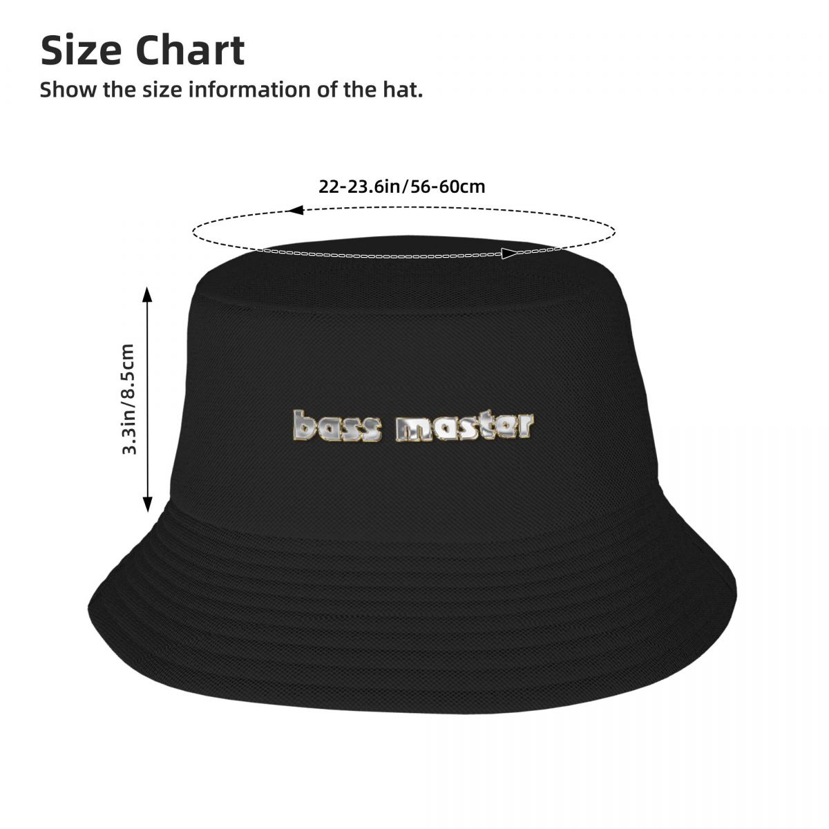 Bass Master-Vintage Bucket Hat Outfit For Fishing