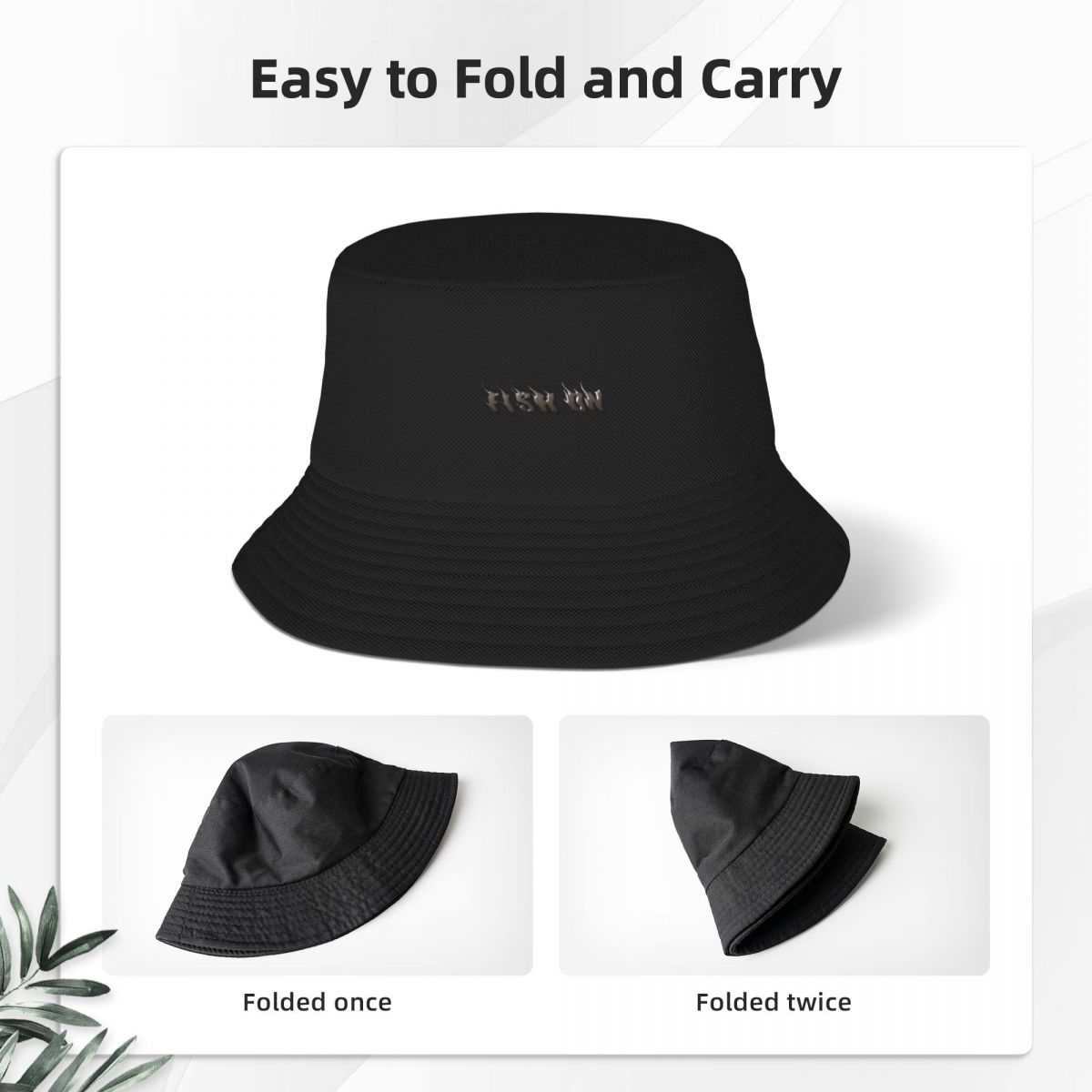 Fish On-Classic Breathable Fishing Hat For Fishermen Angler