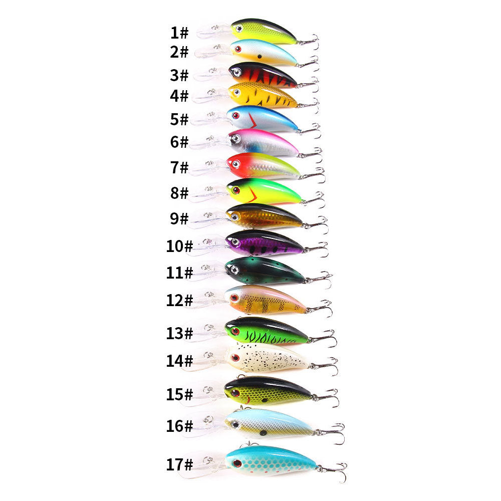 10cm Floating Crankbait - Long Cast Topwater Lure for Bass and Pike Fishing