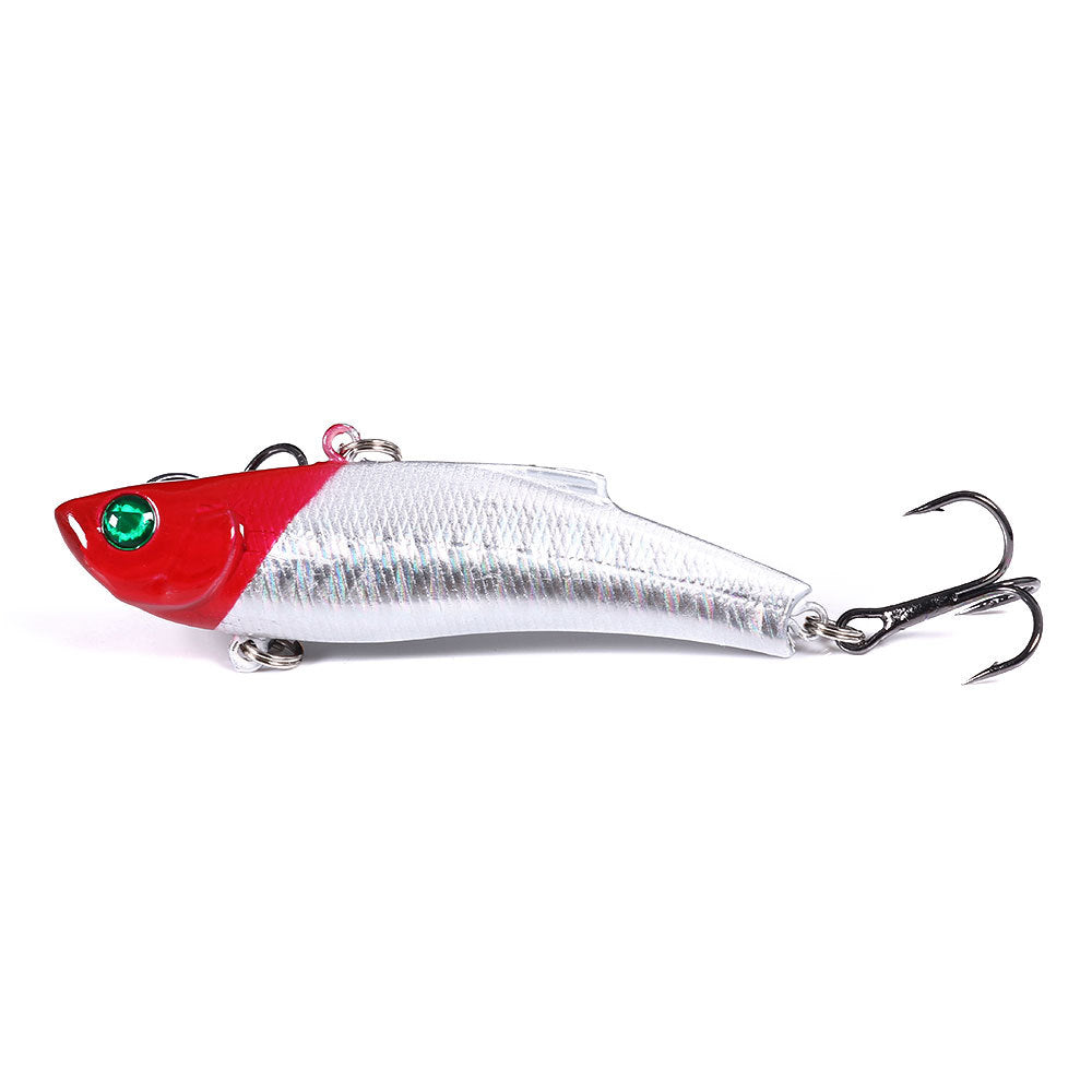 Full Water Column VIB Lure with Rattles - Multi-Layer Vibration Bait for Bass and Pike Fishing, Realistic Fish Design