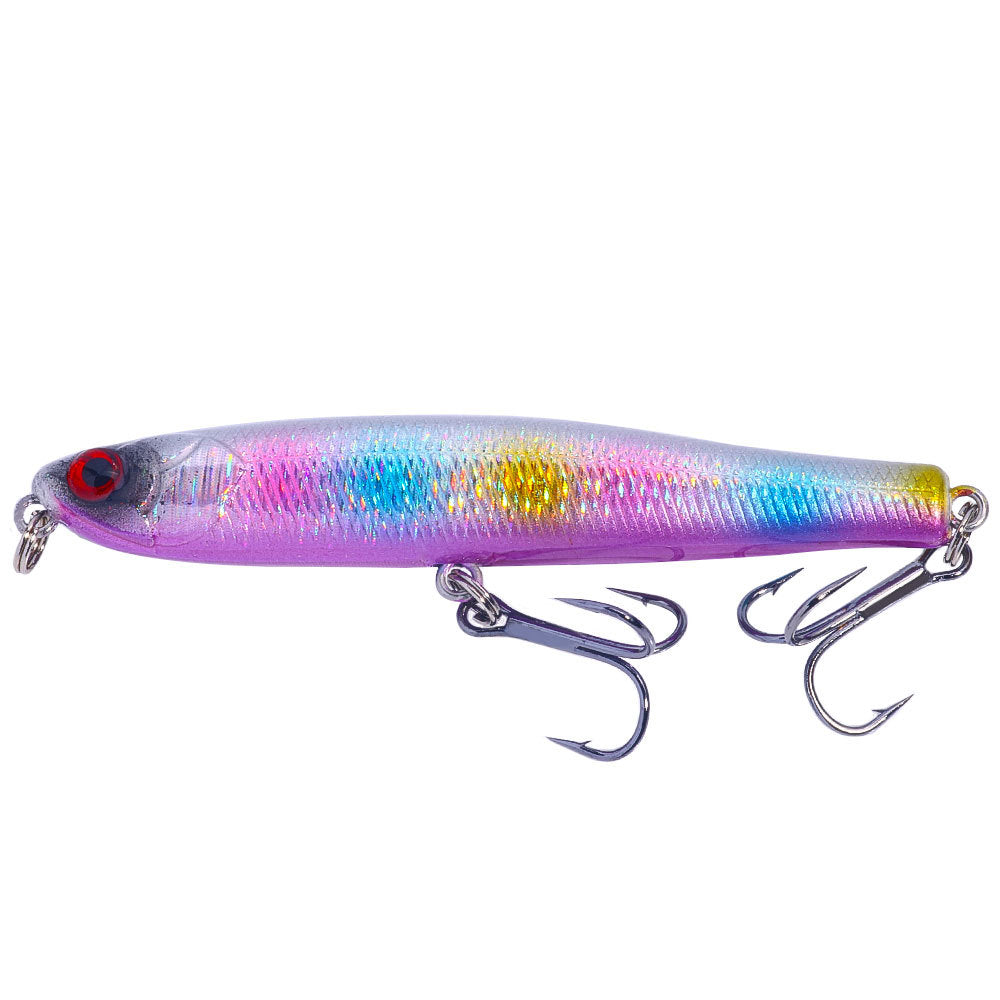 Micro Walker Lure - Sinking Minnow and Pencil Bait for Panfish and Trout Fishing, Multi-Layer Action Lure