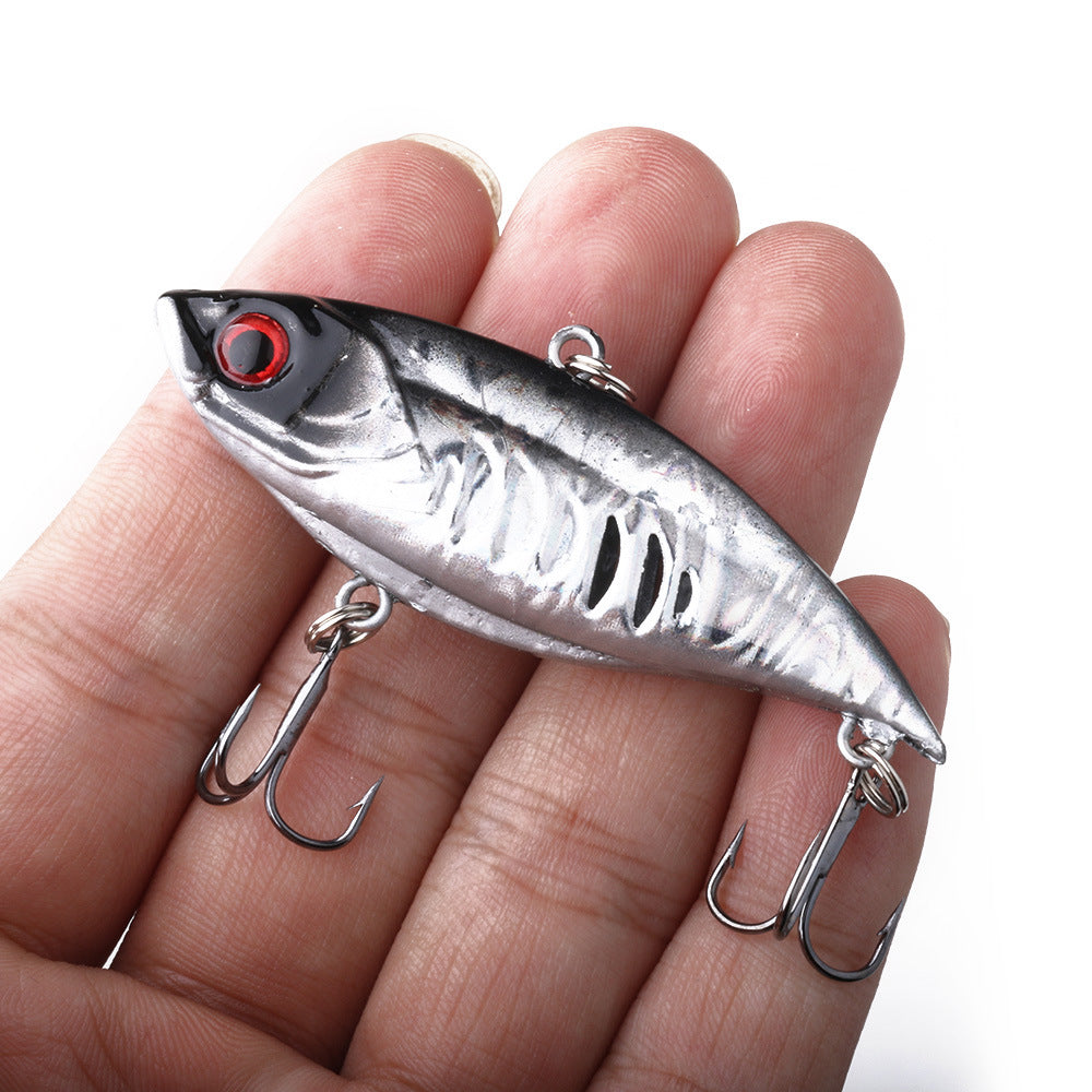 2.5Inch Vibration Lure - Sinking Noise Vib for Bass and Pike Fishing, Realistic Baitfish Design Blade