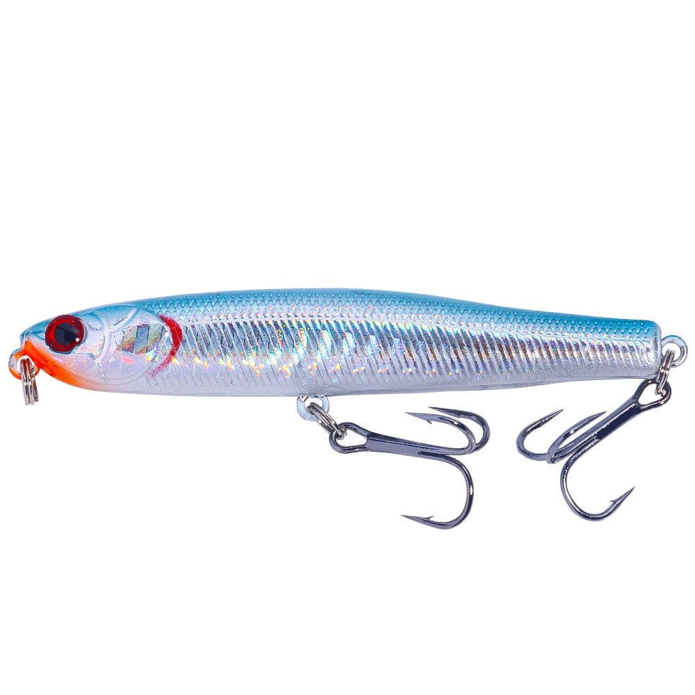 Micro Walker Lure - Sinking Minnow and Pencil Bait for Panfish and Trout Fishing, Multi-Layer Action Lure