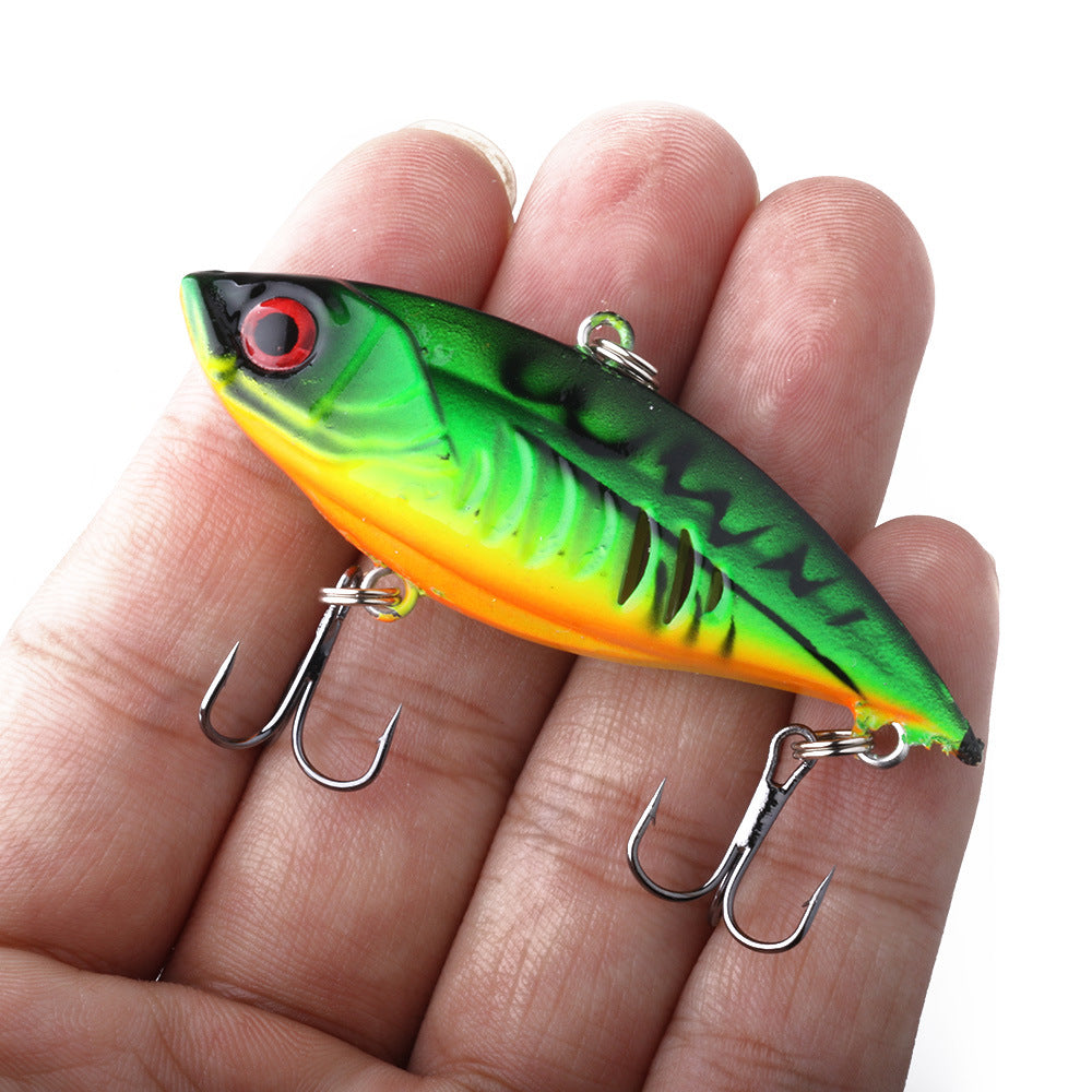 2.5Inch Vibration Lure - Sinking Noise Vib for Bass and Pike Fishing, Realistic Baitfish Design Blade