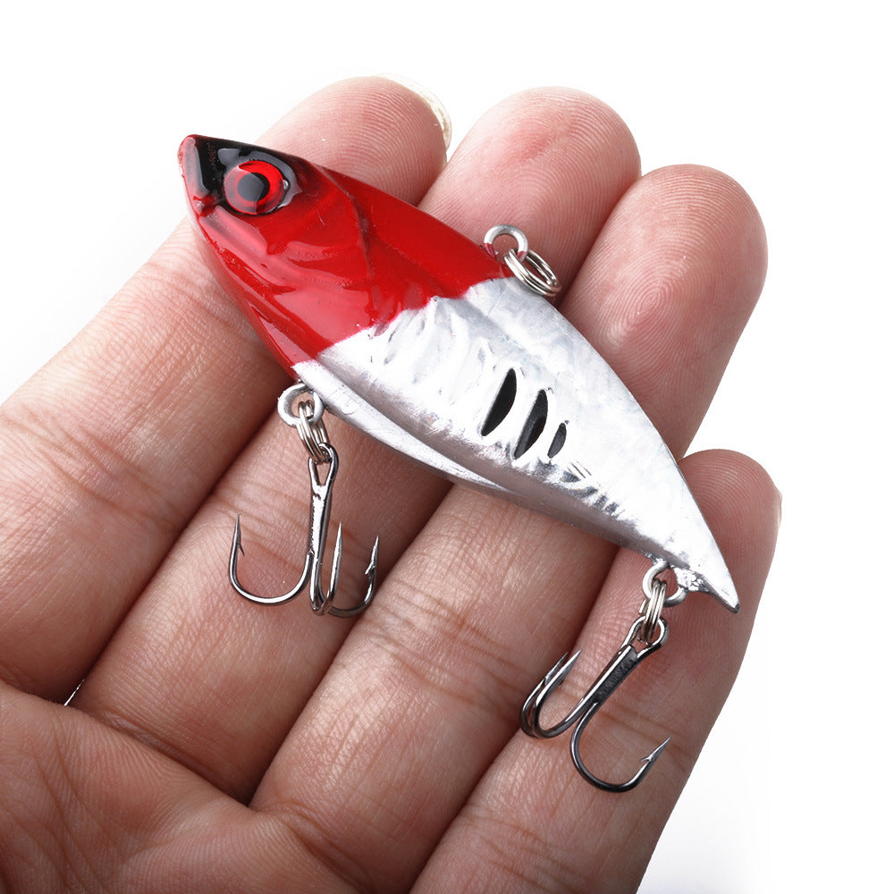 2.5Inch Vibration Lure - Sinking Noise Vib for Bass and Pike Fishing, Realistic Baitfish Design Blade