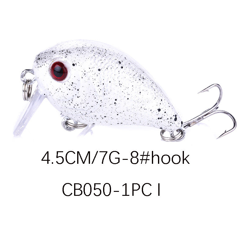 7g Floating Crankbait - Topwater Mini Fat Lure for Bass and Sea Bass Fishing