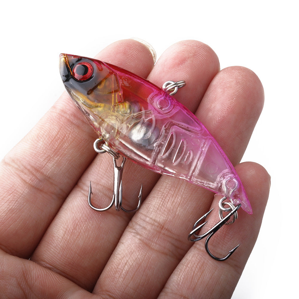 2.5Inch Vibration Lure - Sinking Noise Vib for Bass and Pike Fishing, Realistic Baitfish Design Blade